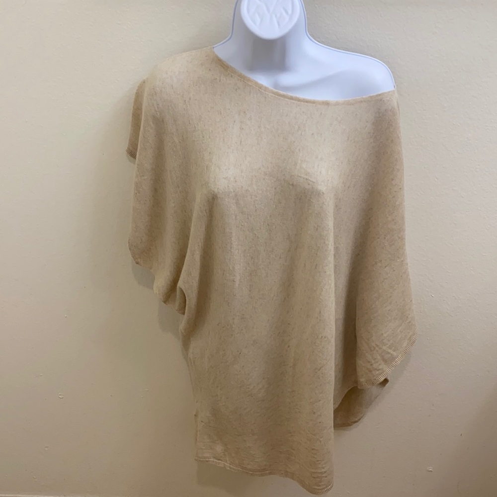 Halston Heritage Cream Top M/L